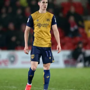 Print of Callum O'Dowda in Action at Highbury Stadium Print of Callum O'Dowda in Action at Highbury Stadium