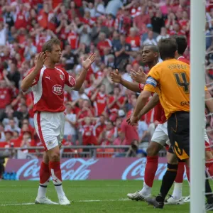Celebrating Bristol City's Play-Off Final Triumph: Lee Trundle's Euphoric Moment