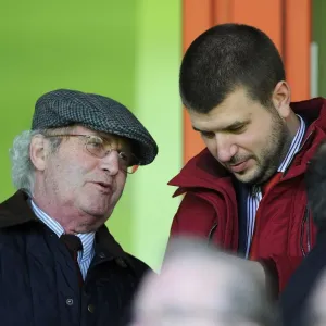 Chairman Keith Dawe and Vice Chairman Jon Lansdown of Bristol City FC at Walsall's Banks Stadium during Sky Bet League One Match, 12th April 2014 Chairman Keith Dawe and Vice Chairman Jon Lansdown of Bristol City FC at Walsall's Banks Stadium during Sky Bet League One Match, 12th April 2014