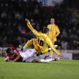Championship Clash: Elliott vs. Routledge - Marvin Tackles Wayne at Ashton Gate, 2010 Championship Clash: Elliott vs. Routledge - Marvin Tackles Wayne at Ashton Gate, 2010