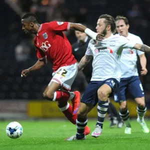 Championship Clash: Kodjia vs May - Intense Battle at Deepdale Championship Clash: Kodjia vs May - Intense Battle at Deepdale