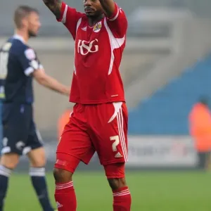 Championship Clash: Marvin Elliott of Bristol City in Action vs. Millwall at Selhurst Park, 2011 Championship Clash: Marvin Elliott of Bristol City in Action vs. Millwall at Selhurst Park, 2011