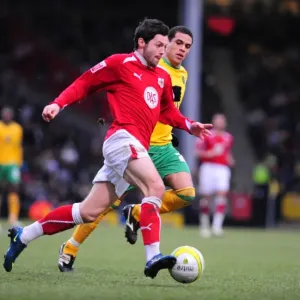 The Championship Clash: Norwich City vs. Bristol City - A Football Rivalry (Season 08-09)