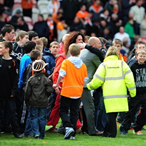 Championship Glory: Emotional Blackpool Fans Invade Pitch as Ian Holloway Celebrates Title Win vs. Bristol City (02/05/2010)