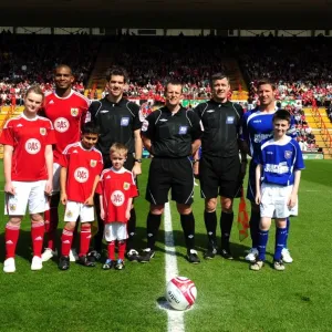 Bristol City vs Ipswich Town Print - Championship Showdown