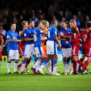 Championship Showdown: Intense Moment as Players Clash Between Peterborough and Bristol City Championship Showdown: Intense Moment as Players Clash Between Peterborough and Bristol City