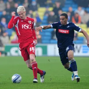 Championship Showdown: McGivern vs. Feeney - Bristol City's Ryan McGivern Battles for the Ball against Liam Feeney of Millwall, 2011 Championship Showdown: McGivern vs. Feeney - Bristol City's Ryan McGivern Battles for the Ball against Liam Feeney of Millwall, 2011