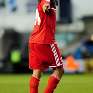 Championship Showdown: Millwall vs. Bristol City - Neil Danns in Action