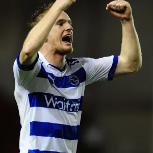 Championship Victory: Reading's Alex Pearce Celebrates over Bristol City (27-09-2011) Championship Victory: Reading's Alex Pearce Celebrates over Bristol City (27-09-2011)