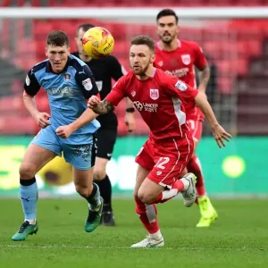 Chasing Glory: Matty Taylor in Pursuit during Bristol City vs Rotherham United, Sky Bet Championship Chasing Glory: Matty Taylor in Pursuit during Bristol City vs Rotherham United, Sky Bet Championship