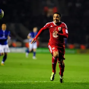 Bristol City FC Print - Nicky Maynard in Action Bristol City FC Print - Nicky Maynard in Action