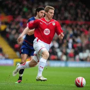 Bristol City vs Nottingham Forest Print - 2010 Championship Clash