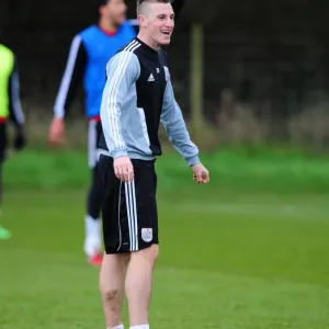 Chris Wood in Print, Bristol City FC Training Photo Chris Wood in Print, Bristol City FC Training Photo