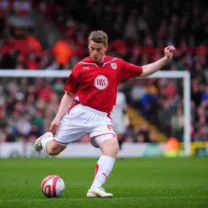 Christian Ribeiro in Action Print, Bristol City vs Newcastle United 2010