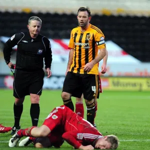 Christian Ribeiro Foul Print - Hull City vs. Bristol City (18/12/2010)