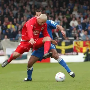 Christian Roberts in Action: Bristol City vs. Cardiff City Play-Off Clash