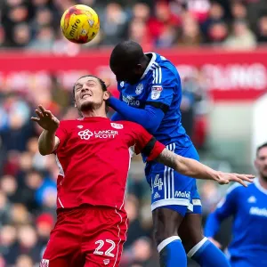 Bristol City vs. Cardiff City Print - Clash in the Air Bristol City vs. Cardiff City Print - Clash in the Air