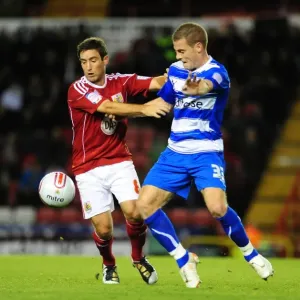 Print of a 2010 Npower Championship football match at Ashton Gate