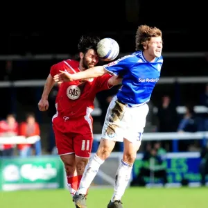 Print of a 2010 Football Match between Peterborough and Bristol City