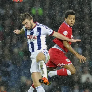Print of West Brom v Bristol City FA Cup Third Round match