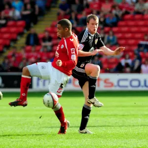 Clash at Oakwell: David Clarkson vs. Nathan Doyle - Bristol City vs. Barnsley, Championship 2011 Clash at Oakwell: David Clarkson vs. Nathan Doyle - Bristol City vs. Barnsley, Championship 2011