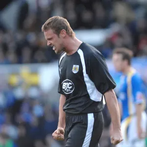 Clash on the Pitch: Lee Trundle in Action - Cardiff City vs. Bristol City Clash on the Pitch: Lee Trundle in Action - Cardiff City vs. Bristol City