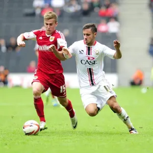 Clash of the Wing-backs: Joe Bryan vs George Baldock, Bristol City vs Milton Keynes Dons, Sky Bet League One, 2013