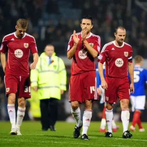 Cole Skuse Appreciates Bristol City Fans: Portsmouth vs. Bristol City Championship Match, September 2010 (Fratton Park)