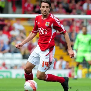Cole Skuse Print - Bristol City vs Ipswich Town Championship Match