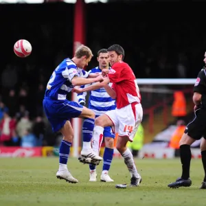 Cole Skuse battles with Dean Shiels