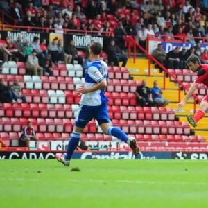 Cole Skuse Shoots at Louis Carey's Testimonial Match, Bristol City vs. Bristol Rovers (August 2012)
