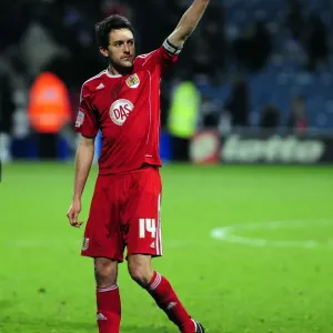 Cole Skuse's Championship Victory: Bristol City Celebrates at Loftus Road (QPR v Bristol City, 03/01/2011)