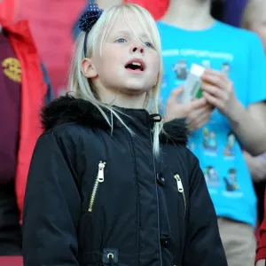 Community Choir Performs at Ashton Gate: Bristol City vs. Fulham, 2015