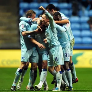 Coventry City's Gary Deegan Celebrates with Team Mates After Goal vs. Bristol City (December 26, 2011) Coventry City's Gary Deegan Celebrates with Team Mates After Goal vs. Bristol City (December 26, 2011)