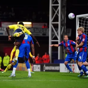 Damion Stewart's Headed Effort - Bristol City vs. Crystal Palace Print