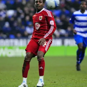 Print of Danny Rose in Action at Madejski Stadium