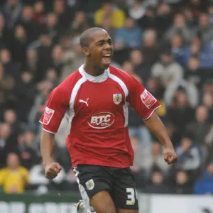 Darren Byfield in Action for Bristol City Against Plymouth