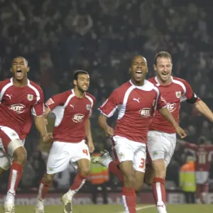 Darren Byfield's Euphoric Goal Celebration: Bristol City vs Barnsley Darren Byfield's Euphoric Goal Celebration: Bristol City vs Barnsley