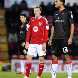 David Clarkson in Action: Championship Showdown - Bristol City vs Sheffield United, 27th November 2010, Ashton Gate Stadium