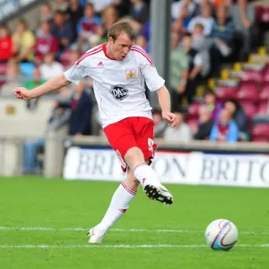 David Clarkson Scores Print - Bristol City vs Scunthorpe United