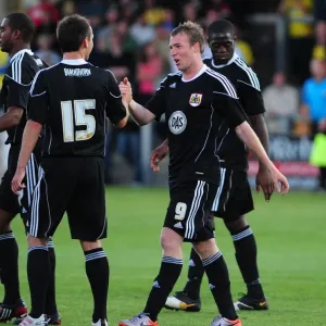 David Clarkson's Euphoric Goal Celebrations: Torquay vs. Bristol City David Clarkson's Euphoric Goal Celebrations: Torquay vs. Bristol City