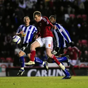 David Clarkson's Near-Miss: Bristol City vs. Sheffield Wednesday FA Cup Clash, 08/01/2011