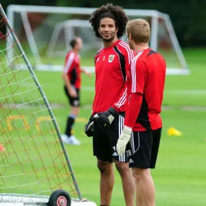New Signing's Prints: David James First Day Of Training