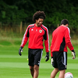New Signing's Framed Print Collection: David James First Day Of Training