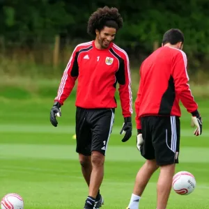 David James First Day Training Print