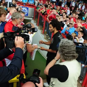 David James First Training Session with Bristol City: A Warm Welcome from the Fans (Bristol City vs Blackpool, Championship, 31/07/2010)