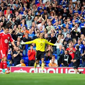 David James Frustration Print, a photograph of the 2010 Championship match