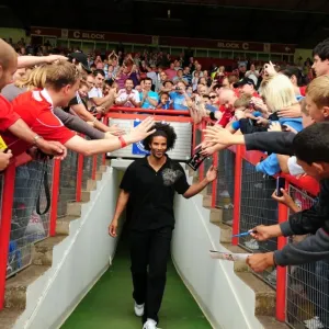 David James Meets Fans: First Training Session with Bristol City at Ashton Gate Stadium (Bristol City v Blackpool, Championship, 31/07/2010)