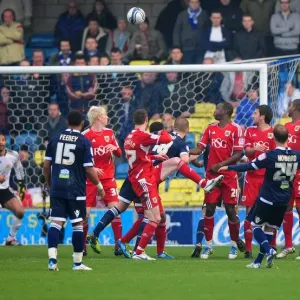 David James Saves: Millwall's Howard Thwarted at Selhurst Park, 2011 Championship Football Match David James Saves: Millwall's Howard Thwarted at Selhurst Park, 2011 Championship Football Match