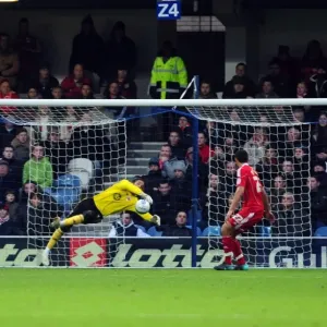 David James Saves Print, Championship Match at Loftus Road